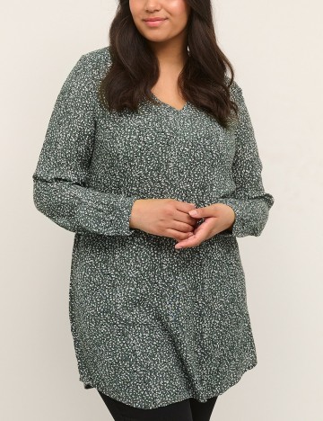 Bluza Kaffe Curve, verde, 52