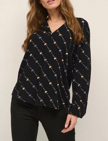 Bluza Kaffe, negru, 44