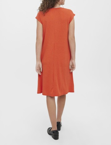 Rochie scurta Vero Moda, portocaliu, S