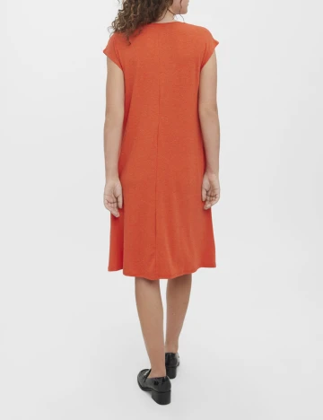 Rochie scurta Vero Moda, portocaliu, S