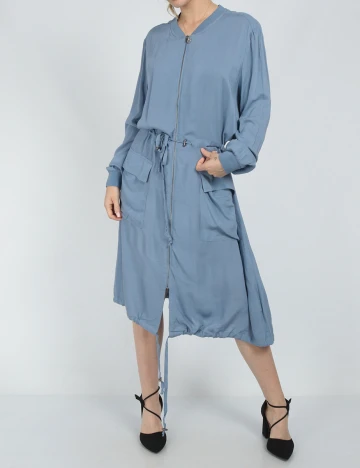 Rochie medie b.young, albastru, 38 Albastru
