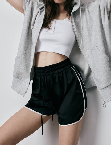 Pantaloni scurti Reserved, negru, M
