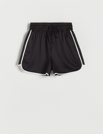 Pantaloni scurti Reserved, negru, M