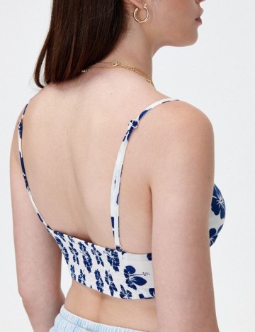 Top CROPP, floral, L