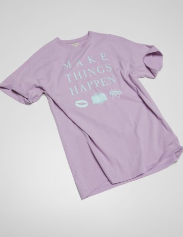 Tricou Pull&Bear, roz, L