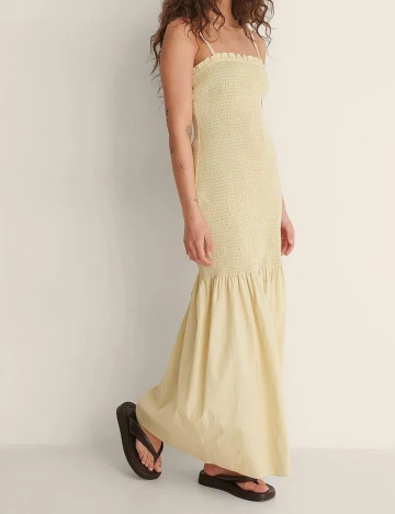 Rochie lunga NA-KD, galben, 36 Galben