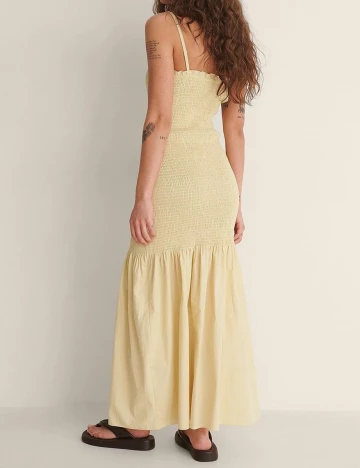 Rochie lunga NA-KD, galben, 36 Galben