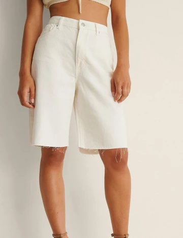 Pantaloni scurti NA-KD, alb, 38