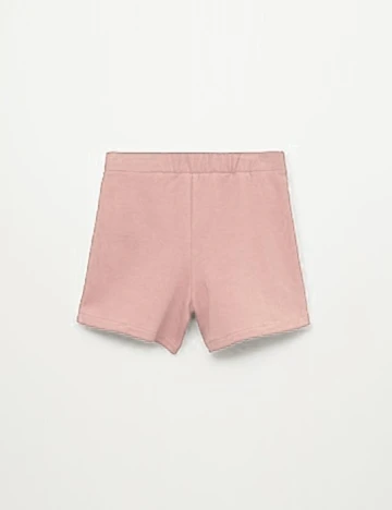 Pantaloni Scurti Mango Kids, roz, 9-10 Ani