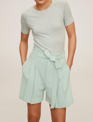 Pantaloni scurti Mango, verde, 34