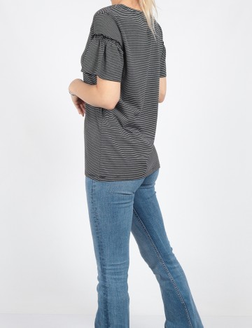 Tricou Jacqueline de Yong, negru, M