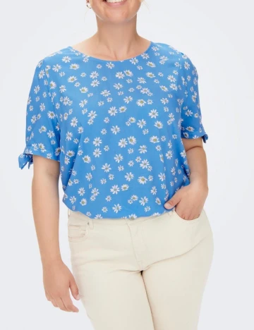Bluza Only Carmakoma, albastru, 46