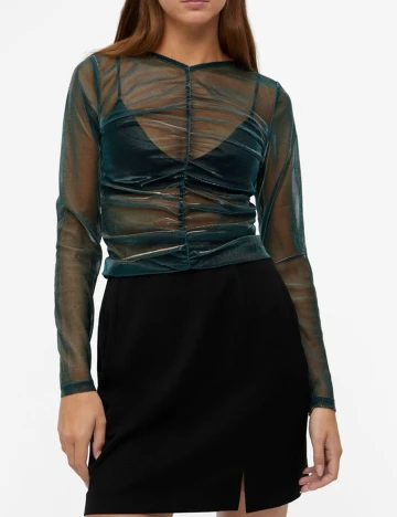 Bluza Object, turcoaz, M