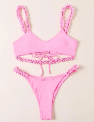 Costum de baie SHEIN, roz, L
