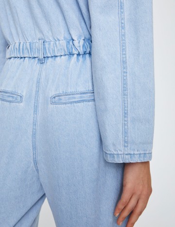 Salopeta Pull&Bear, albastru deschis, L