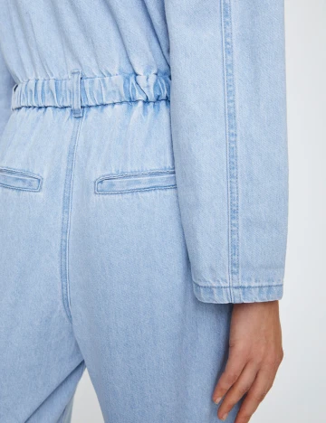 Salopeta Pull&Bear, albastru deschis, L