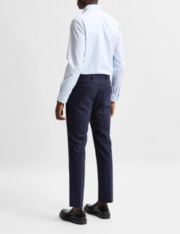 Pantaloni Selected, bleumarin