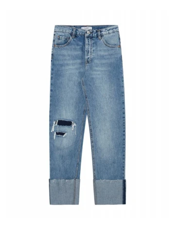 Blugi Pull&Bear, albastru, 32
