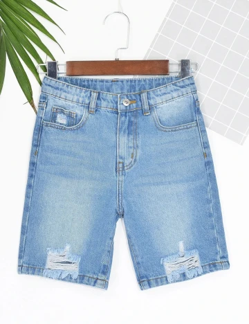 Pantaloni scurti Shein Kids, albastru, 11-12 ANI