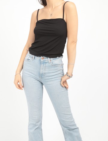 
						Top Vero Moda, negru, M