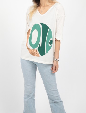 Tricou Vila, alb, XS