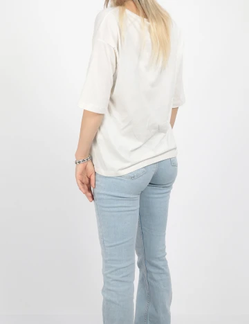 Tricou Vila, alb, XS