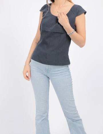 Bluza Vila, bleumarin