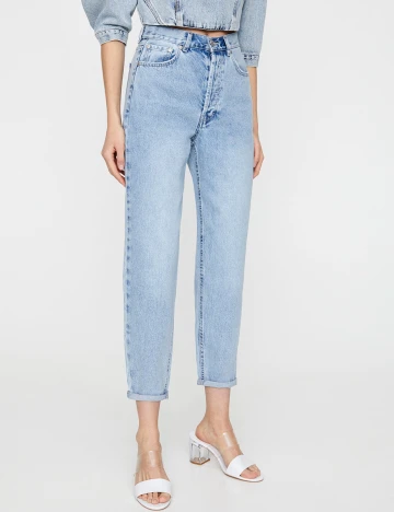 Blugi Pull&Bear, albastru deschis, 34