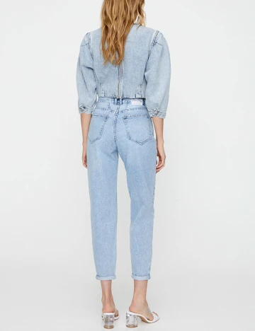 Blugi Pull&Bear, albastru deschis, 34