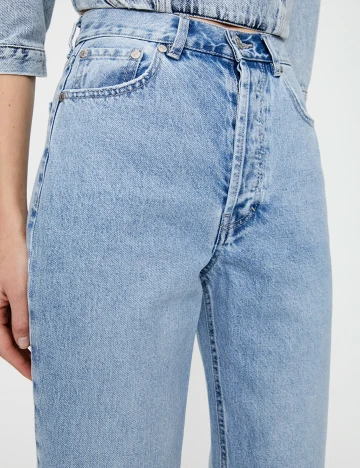 Blugi Pull&Bear, albastru deschis, 34