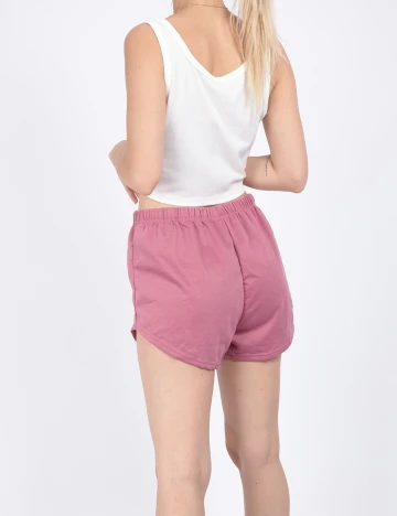 Pantaloni scurti SHEIN, roz pudra inchis, M
