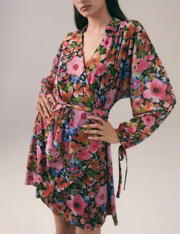 Rochie scurta Reserved, floral