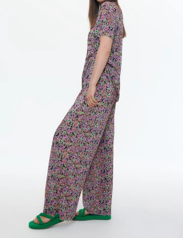 Pantaloni Reserved, floral, M