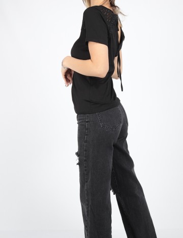 Tricou SHEIN, negru, S