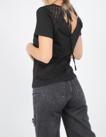 Tricou SHEIN, negru, S