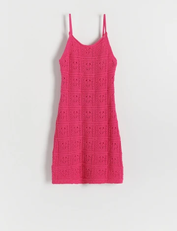 Rochie scurta Reserved, roz