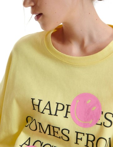 Tricou Reserved, galben