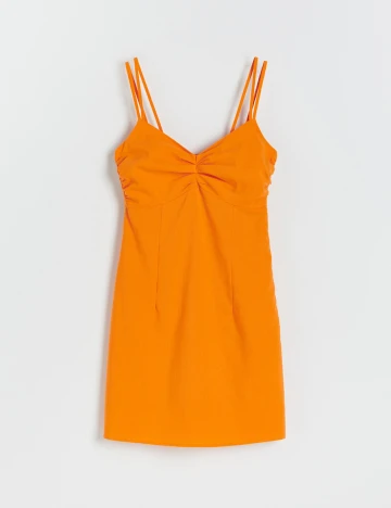 Rochie scurta Reserved, portocaliu, L