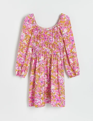 Rochie scurta Reserved, roz, 44