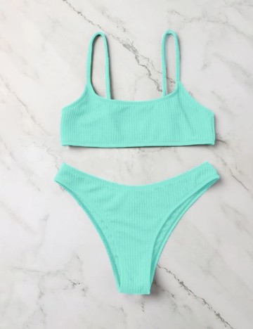 Costum de baie SHEIN, turcoaz, XS