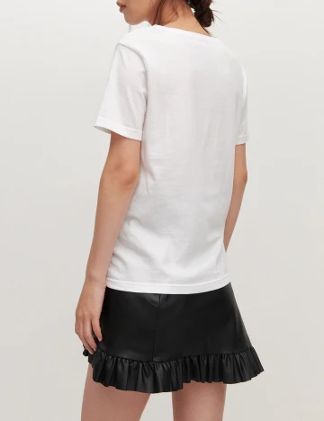 Tricou Reserved, alb, M Alb