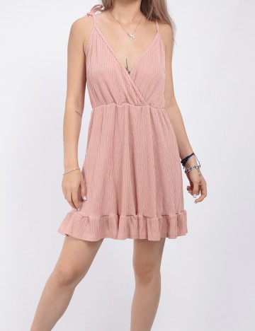 Rochie scurta SHEIN, roz pudra, M