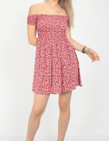 Rochie scurta SHEIN, rosu, XS