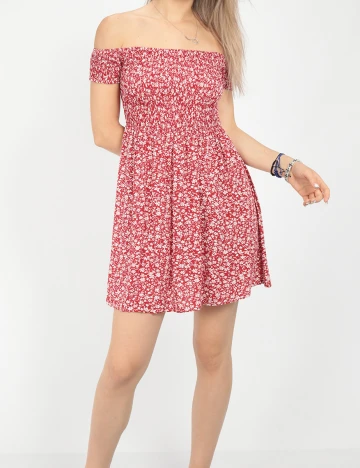 Rochie scurta SHEIN, rosu, XS