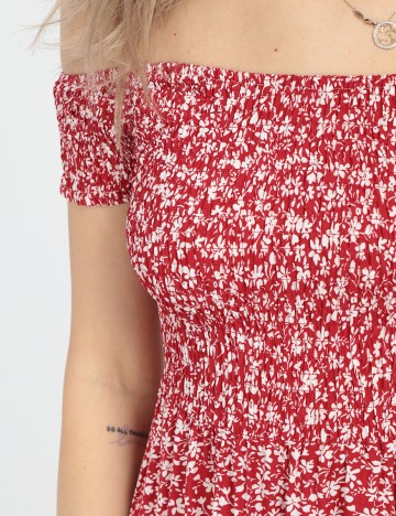 Rochie scurta SHEIN, rosu, XS