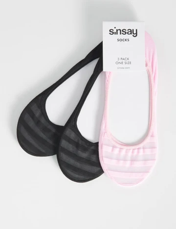 Set sosete Sinsay, negru/roz Negru