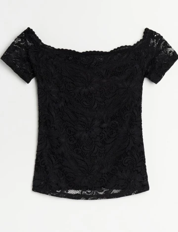 Tricou Reserved, negru, XS Negru