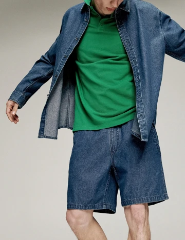 Tricou Reserved, verde, M Verde