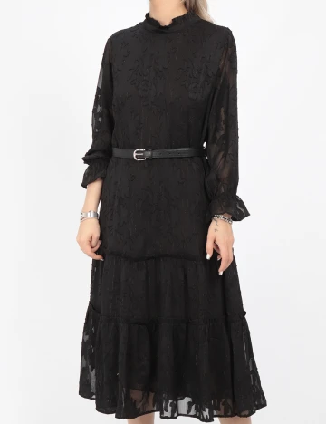 Rochie medie Reserved, negru, 38