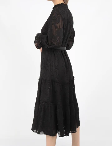 Rochie medie Reserved, negru, 38